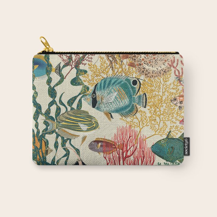 coral reef deep silence Carry All Pouch Gallery Image 1