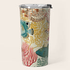 coral reef deep silence Travel Mug Gallery Image 2