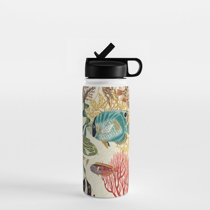 coral reef deep silence Water Bottle Gallery Image 1