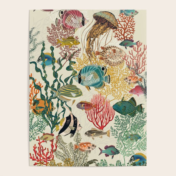 coral reef deep silence Poster Gallery Image 4