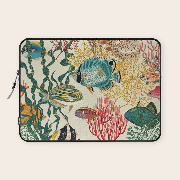 coral reef deep silence Laptop Sleeve Gallery Image 1