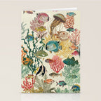 coral reef deep silence Stationery Card Gallery Image 2