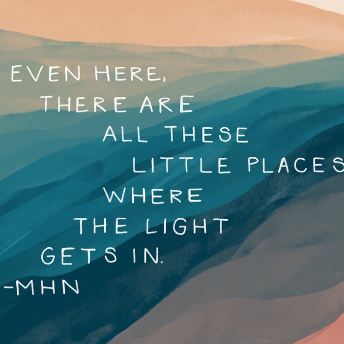 "Even Here, There Are All These Little Places Where The Light Gets In." Coffee Mug Gallery Image 2