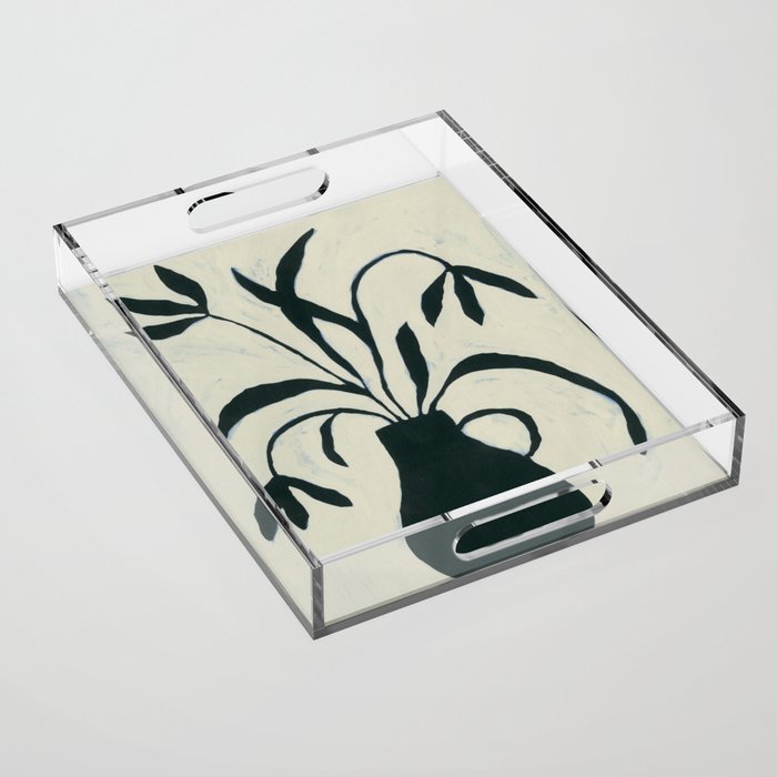 Floral Shadows V.2 Acrylic Tray Gallery Image 1