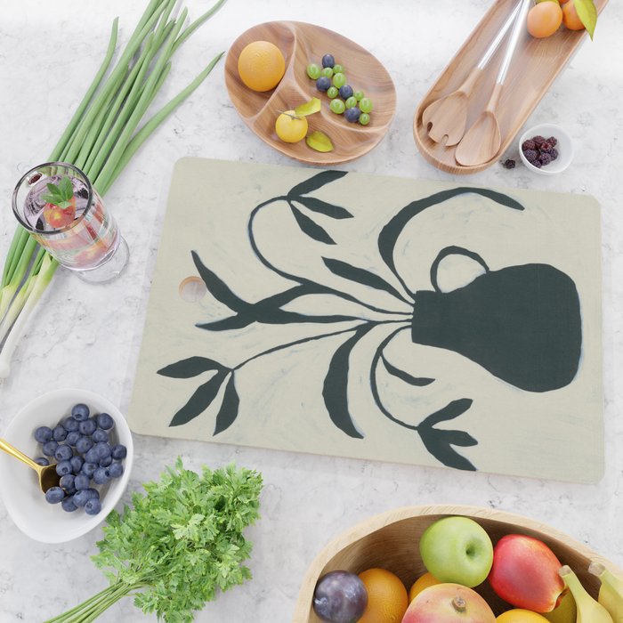Floral Shadows V.2 Cutting Board Gallery Image 2