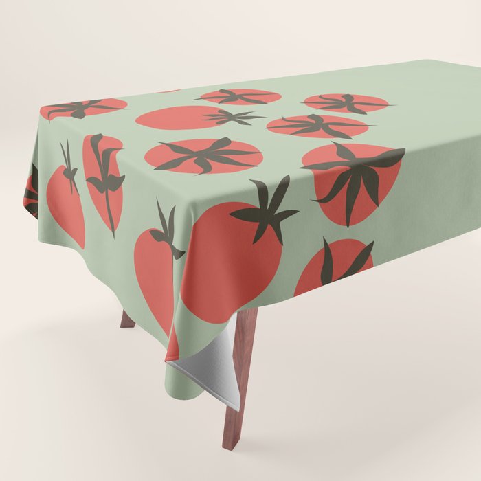 Tomato Print Tablecloth Gallery Image 1