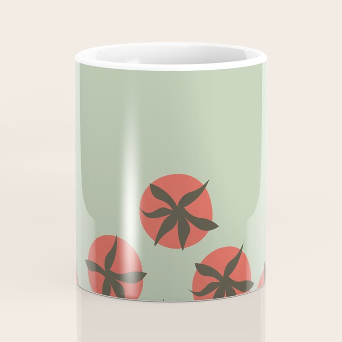Tomato Print Coffee Mug Gallery Image 4