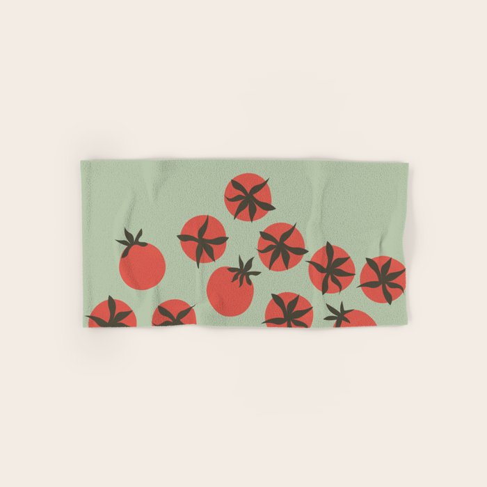 Tomato Print Bath Towel Gallery Image 1