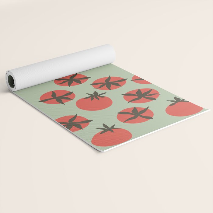 Tomato Print Yoga Mat Gallery Image 2