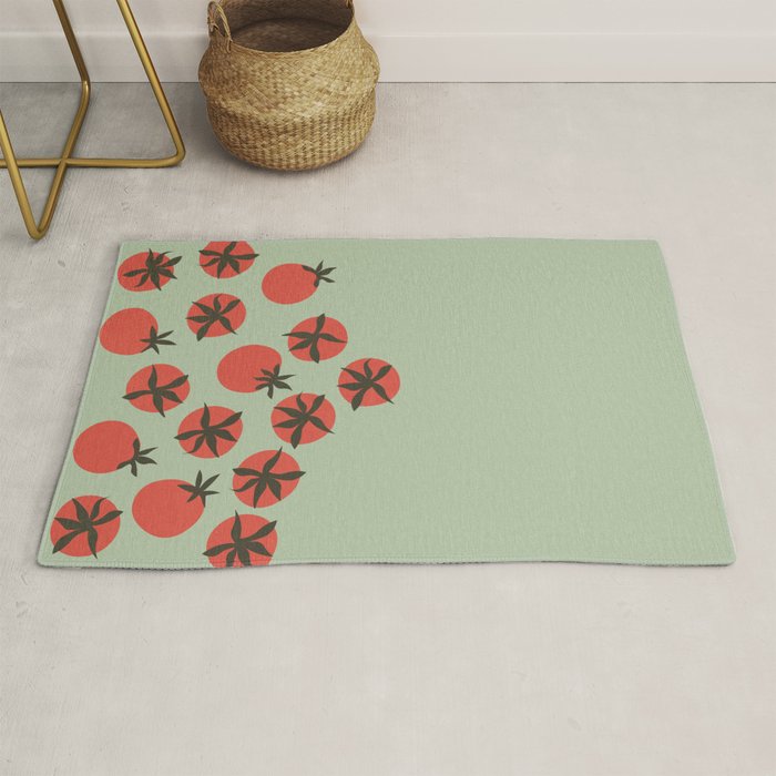 Tomato Print Rug Gallery Image 1