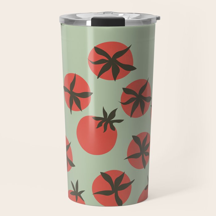 Tomato Print Travel Mug Gallery Image 1