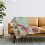 Tomato Print Throw Blanket Gallery Image 1