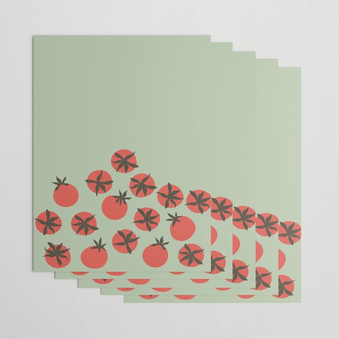 Tomato Print Wrapping Paper Gallery Image 3