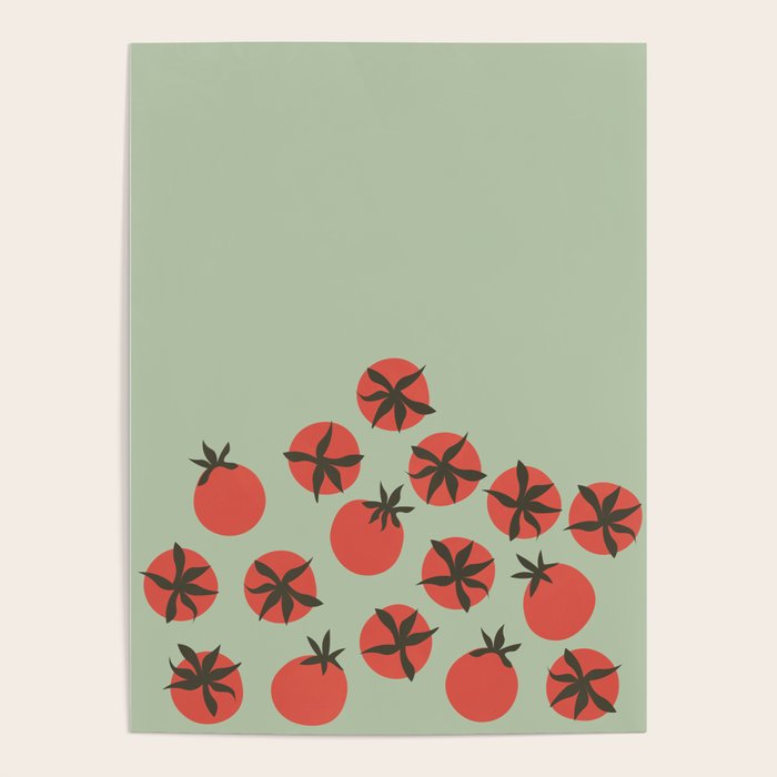 Tomato Print Poster Gallery Image 1