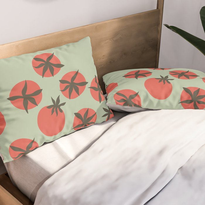 Tomato Print Pillow Sham Gallery Image 2
