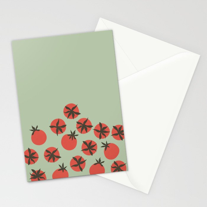Tomato Print Stationery Card Gallery Image 2