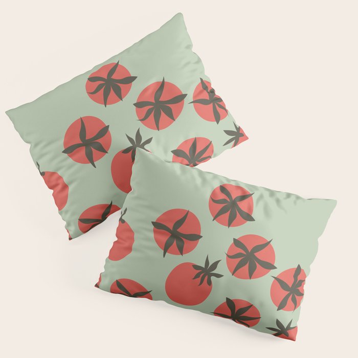 Tomato Print Pillow Sham Gallery Image 1