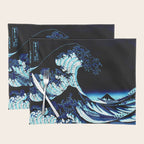 Midnight Great Wave: Enigmatic Depths Placemat Gallery Image 1