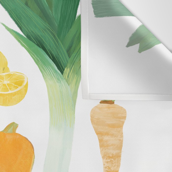 Winter Fruits & Vegetables  Wall Tapestry Gallery Image 3