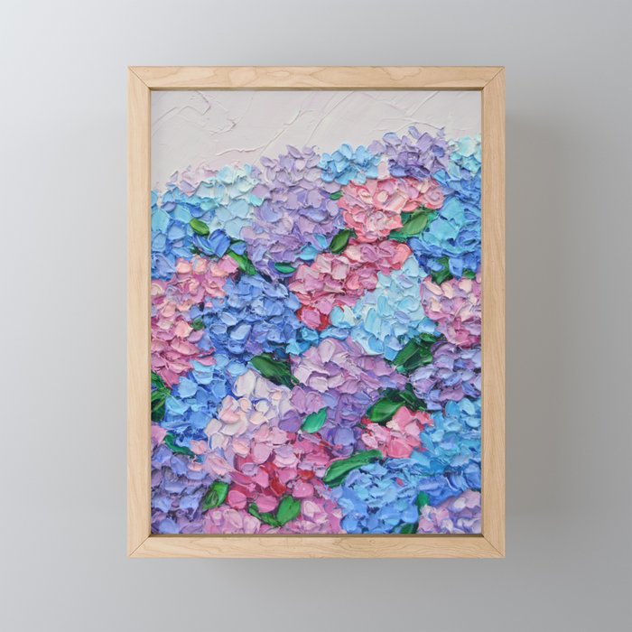 Moonlit Hydrangeas Mini Art Print Gallery Image 1