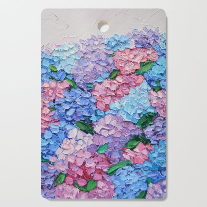 Moonlit Hydrangeas Cutting Board Gallery Image 1