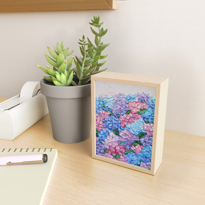 Moonlit Hydrangeas Mini Art Print Gallery Image 2