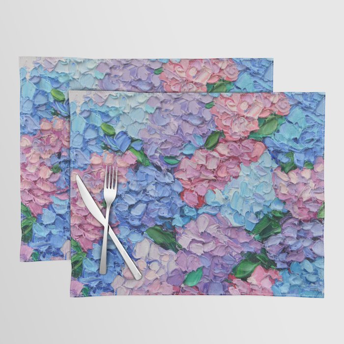 Moonlit Hydrangeas Placemat Gallery Image 1