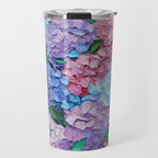 Moonlit Hydrangeas Travel Mug Gallery Image 1