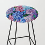 Moonlit Hydrangeas Stool Gallery Image 2