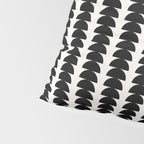 Maude Pattern - Black and White Pillow Sham Gallery Image 4