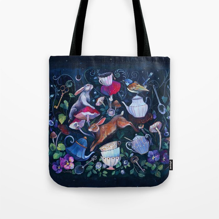 Wonderland Tea Party Tote Bag Gallery Image 1