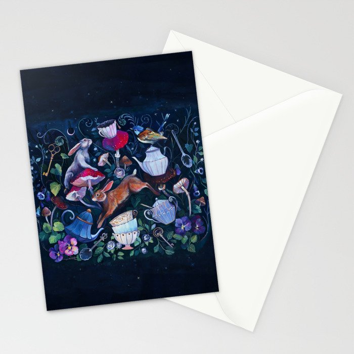 Wonderland Tea Party Stationery Card Gallery Image 2