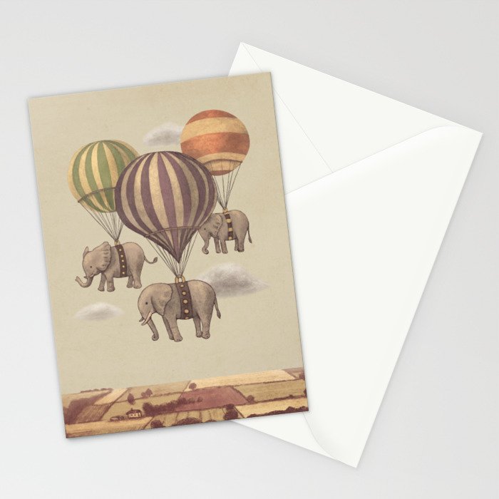 Flight of The Elephants Stationery Card Gallery Image 2