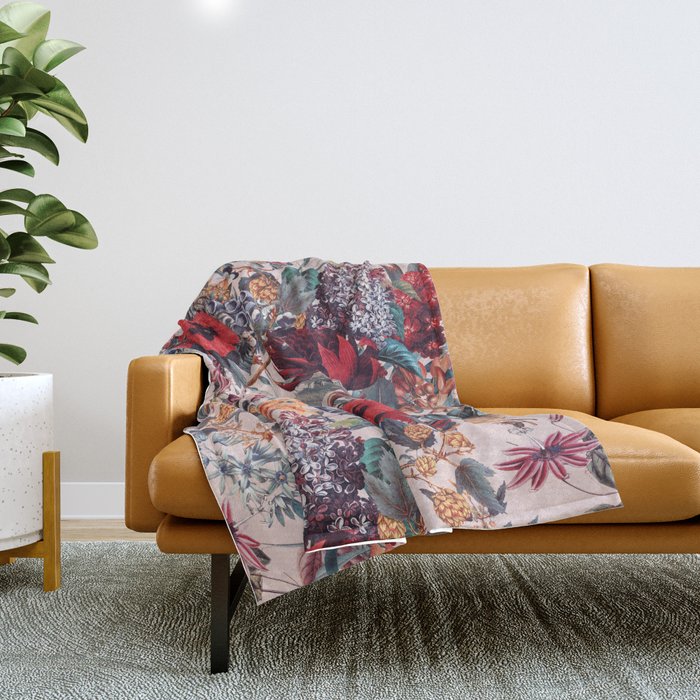 Magical Garden VIII Throw Blanket Gallery Image 1