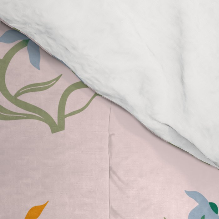 Blush Botanica - Floral Pattern Comforter Gallery Image 4