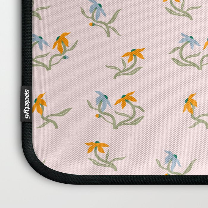 Blush Botanica - Floral Pattern Laptop Sleeve Gallery Image 3