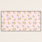 Blush Botanica - Floral Pattern Desk Mat Gallery Image 3
