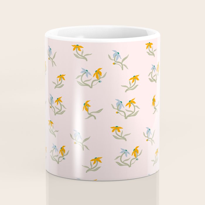 Blush Botanica - Floral Pattern Coffee Mug Gallery Image 4