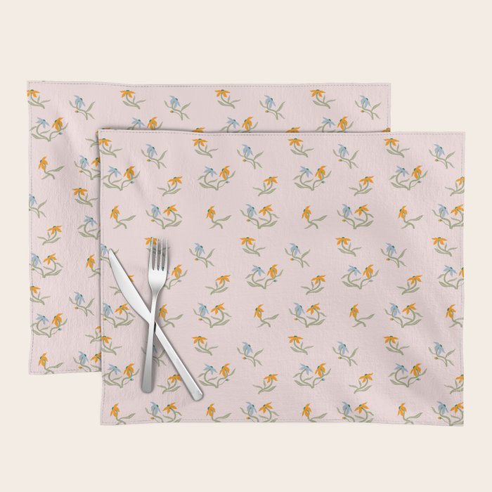 Blush Botanica - Floral Pattern Placemat Gallery Image 1