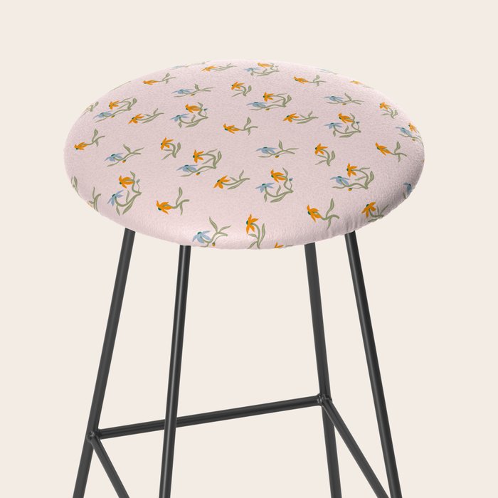 Blush Botanica - Floral Pattern Stool Gallery Image 2