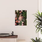 Vintage & Shabby Chic - Botanical Tropical Night Pattern  Poster Gallery Image 2