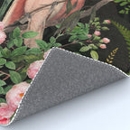 Vintage & Shabby Chic - Botanical Tropical Night Pattern  Rug Gallery Image 4