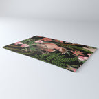 Vintage & Shabby Chic - Botanical Tropical Night Pattern  Rug Gallery Image 3