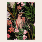 Vintage & Shabby Chic - Botanical Tropical Night Pattern  Poster Gallery Image 4