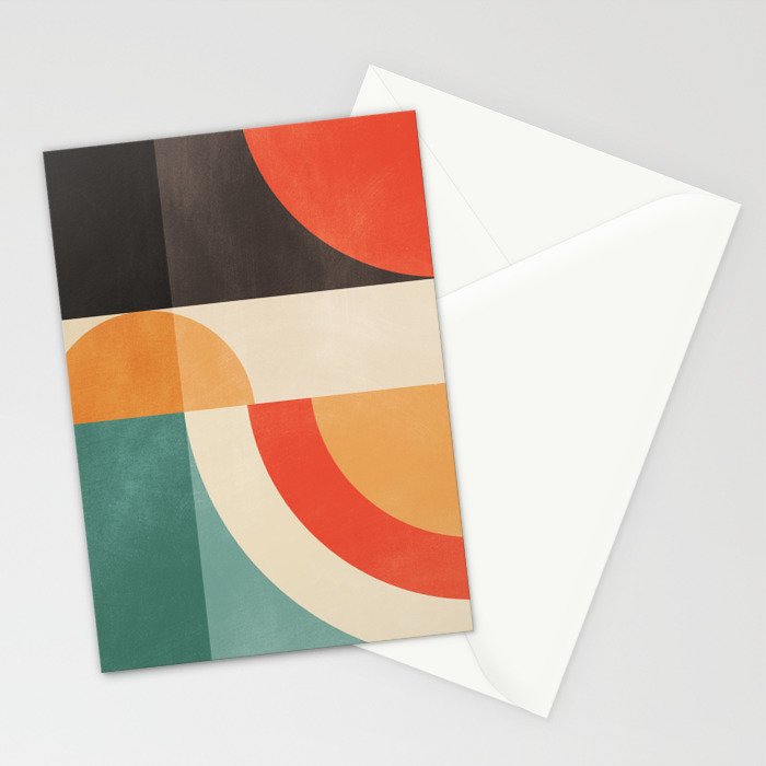 geometric abstract 20 Stationery Card Gallery Image 2