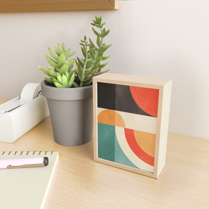 geometric abstract 20 Mini Art Print Gallery Image 2