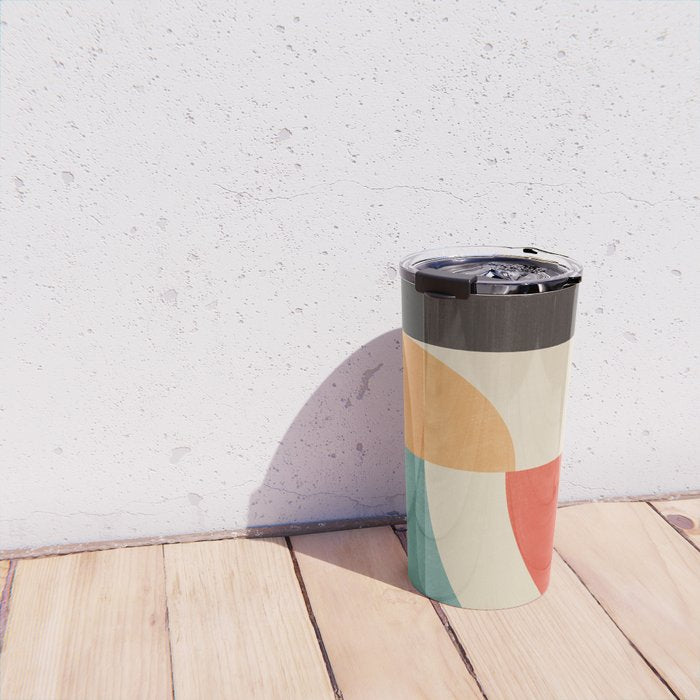 geometric abstract 20 Travel Mug Gallery Image 4
