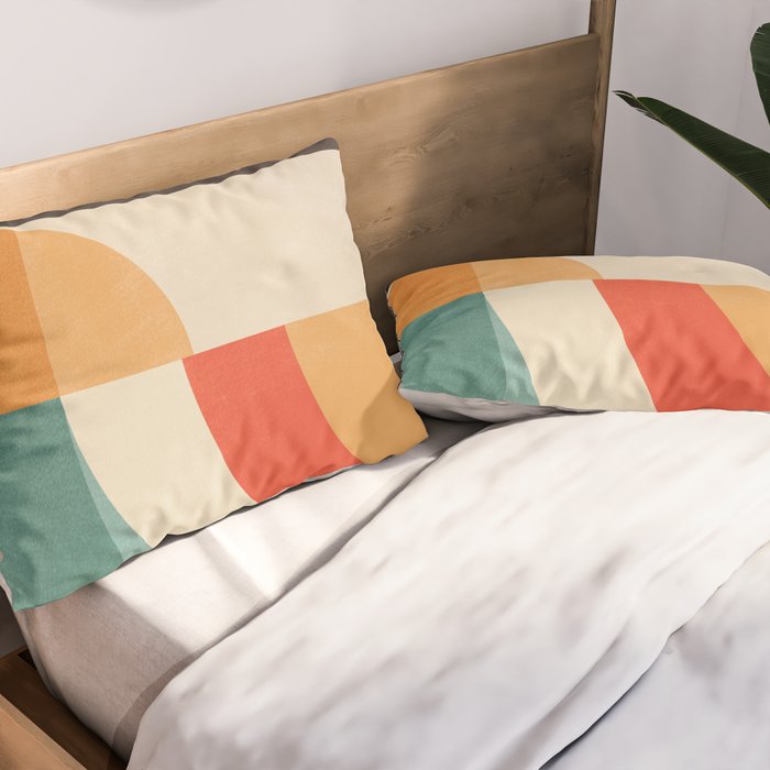 geometric abstract 20 Pillow Sham Gallery Image 2