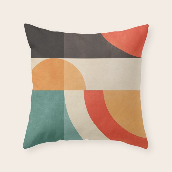 geometric abstract 20 Throw Pillow Gallery Image 6