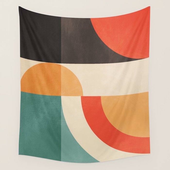 geometric abstract 20 Wall Tapestry Gallery Image 1